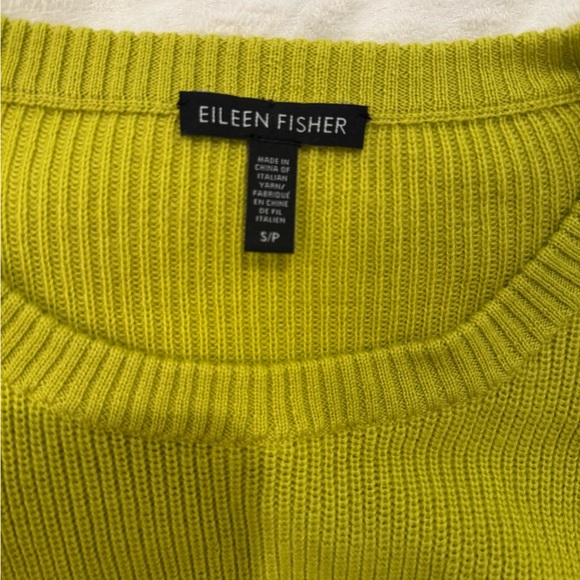 Eileen fisher crew neck bell sleeve sweater merino wool - Picture 4 of 8
